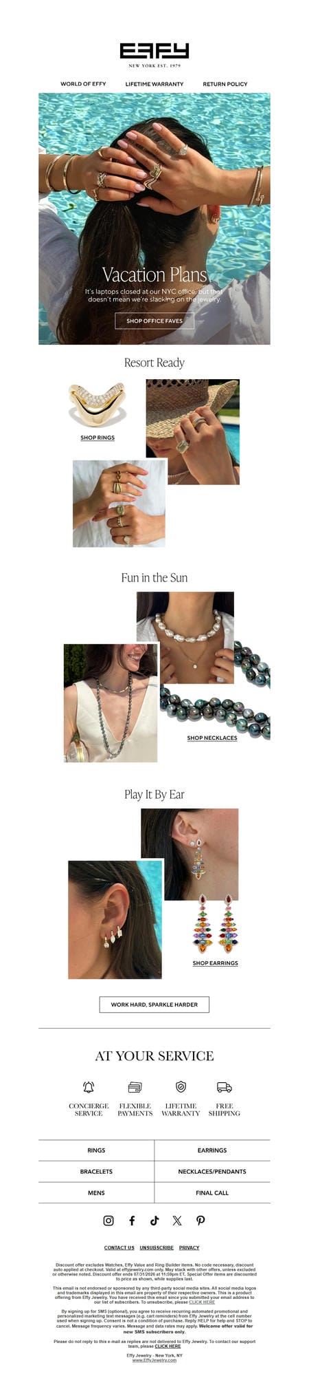 邮件模板创意 Effy Jewelry 185