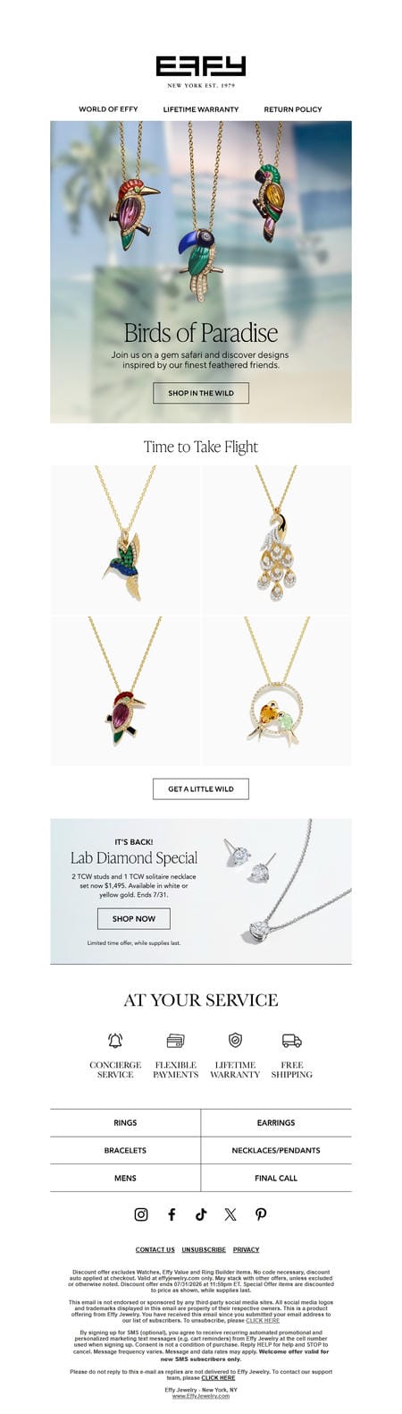 邮件模板创意 Effy Jewelry 187