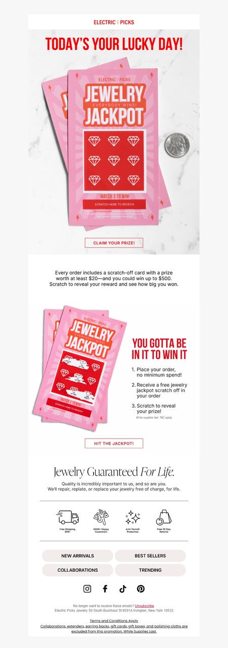 邮件模板创意 Electric Picks Jewelry 31