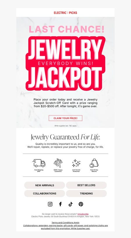 邮件模板创意 Electric Picks Jewelry 32