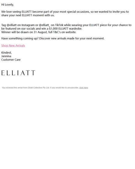 邮件模板创意 Elliatt 120
