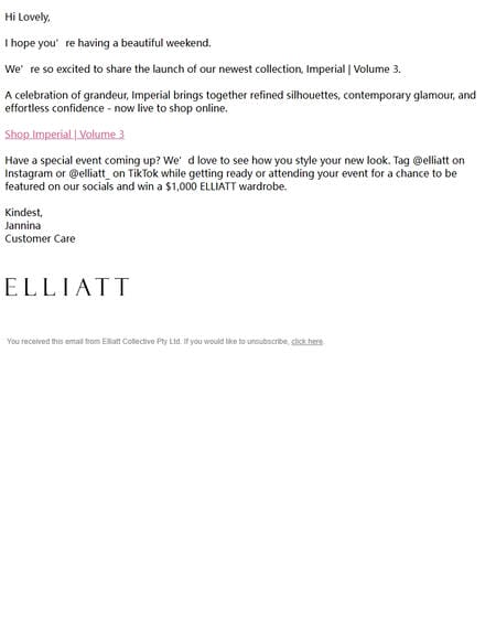 邮件模板创意 Elliatt 126