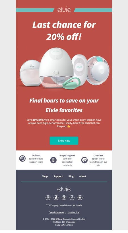 邮件模板创意 Elvie 85