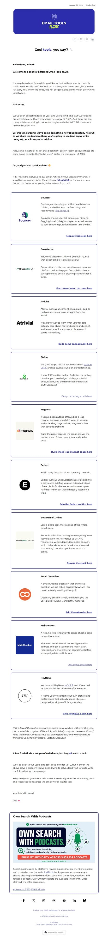 邮件模板创意 Email Advice In Your Inbox 12