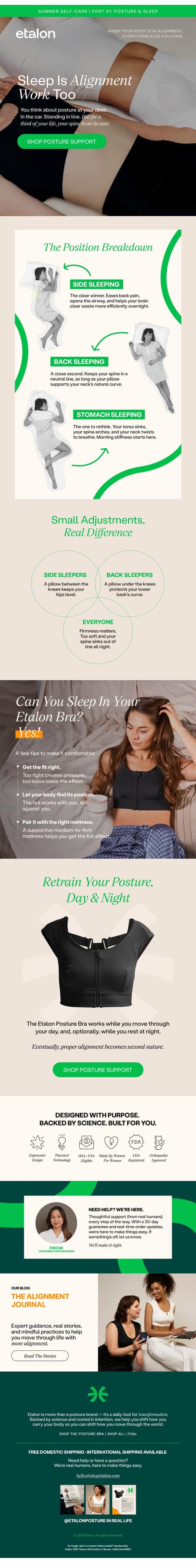 邮件模板创意 Etalon Posture 30
