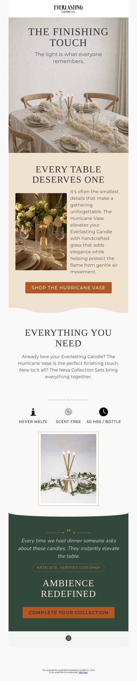 邮件模板创意 Everlasting Candle Co Usa 51