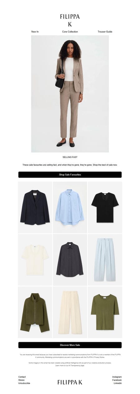 邮件模板创意 Filippa K 25