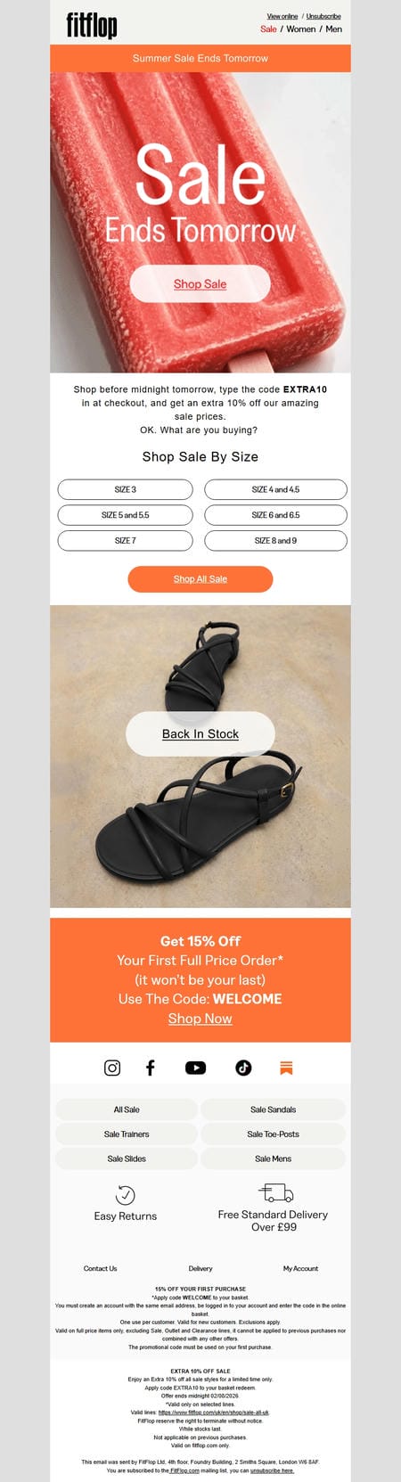 邮件模板创意 Fitflop 102
