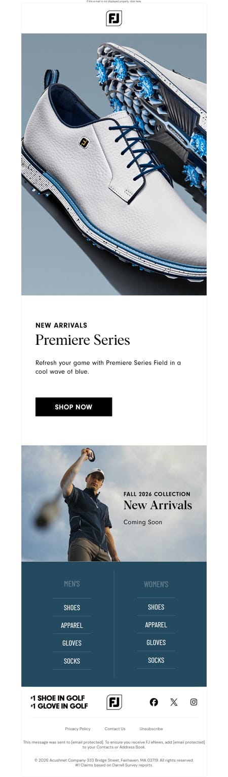 邮件模板创意 Footjoy 212