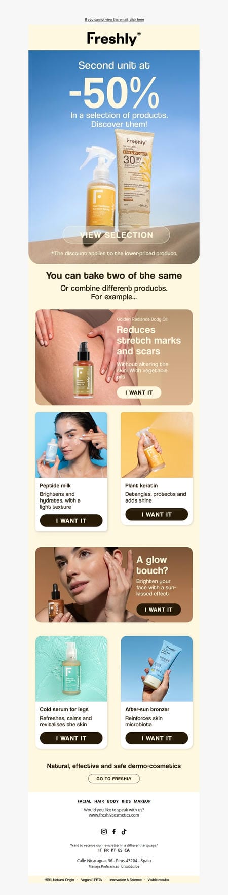 邮件模板创意 Freshly Cosmetics 64