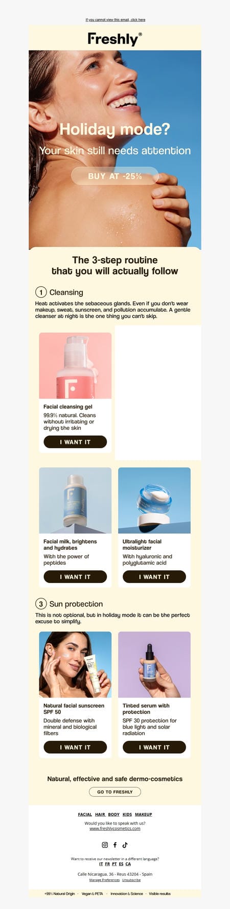 邮件模板创意 Freshly Cosmetics 67