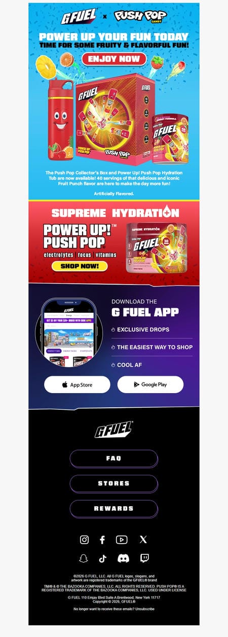 邮件模板创意 G Fuel 55