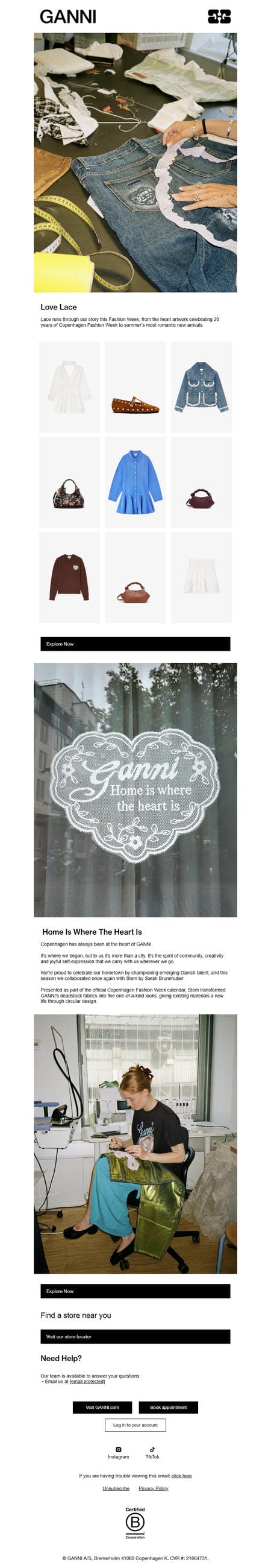 邮件模板创意 Ganni 35