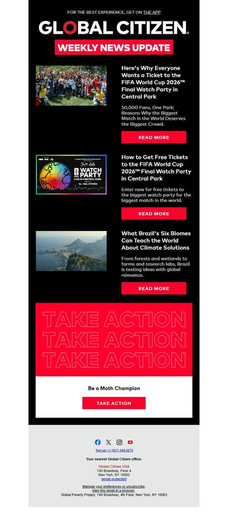 邮件模板创意 Global Citizen News 7