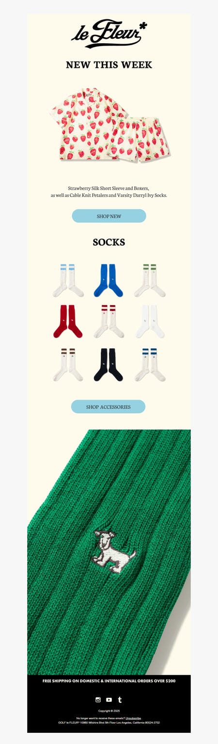 邮件模板创意 Golf Le Fleur 9