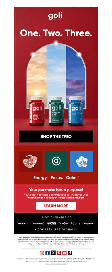 邮件模板创意 Goli Nutrition 72