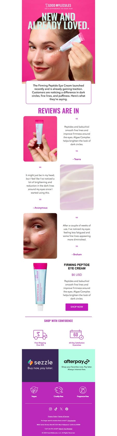 邮件模板创意 Good Molecules 37