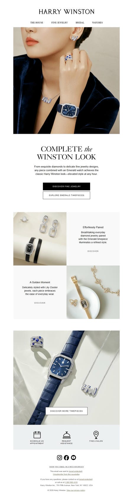 邮件模板创意 Harry Winston 9
