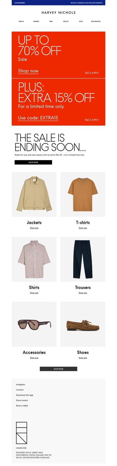 邮件模板创意 Harvey Nichols 178