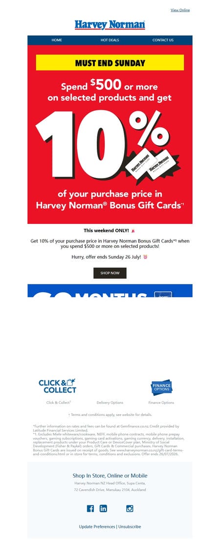 邮件模板创意 Harvey Norman Nz 282