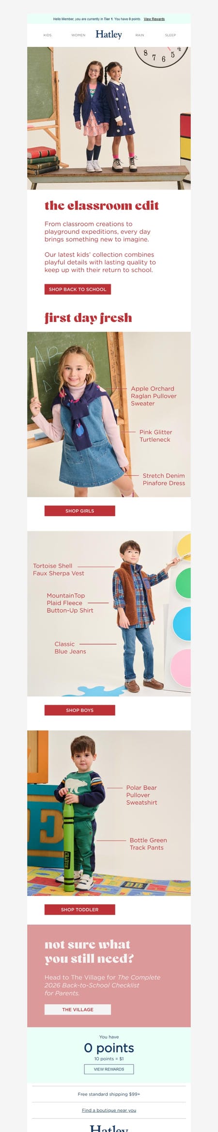 邮件模板创意 Hatley Kids 6