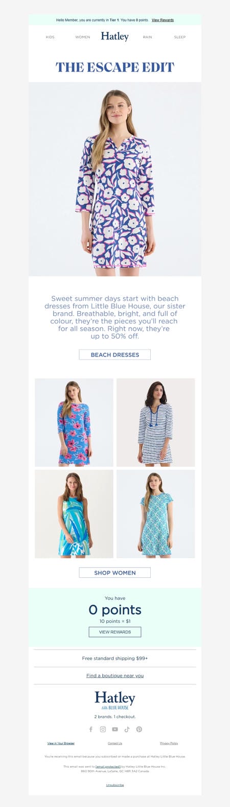 邮件模板创意 Hatley Women 10
