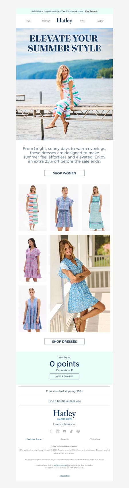 邮件模板创意 Hatley Women 12