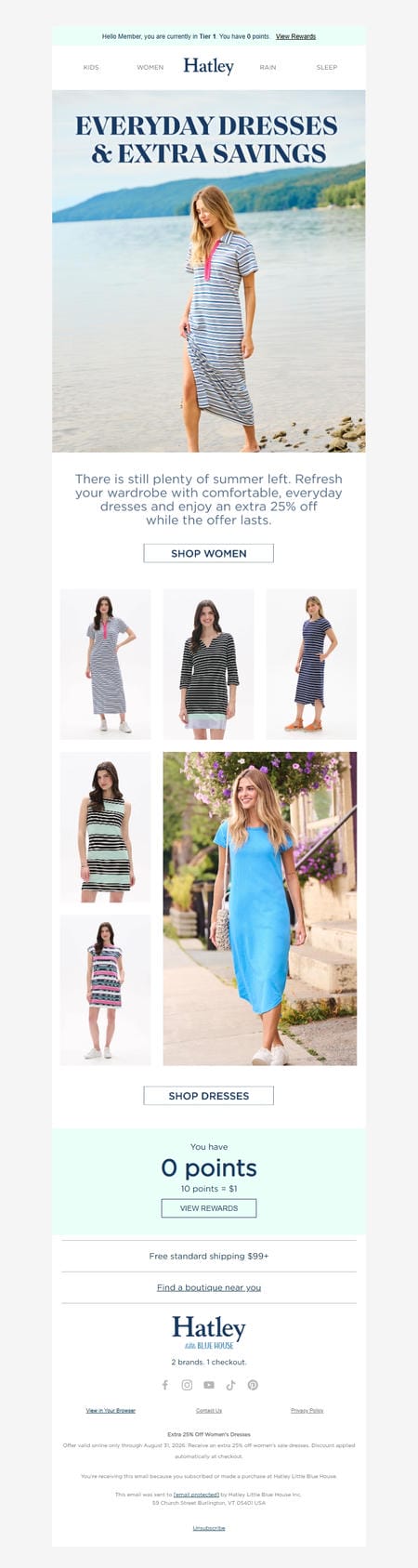 邮件模板创意 Hatley Women 13