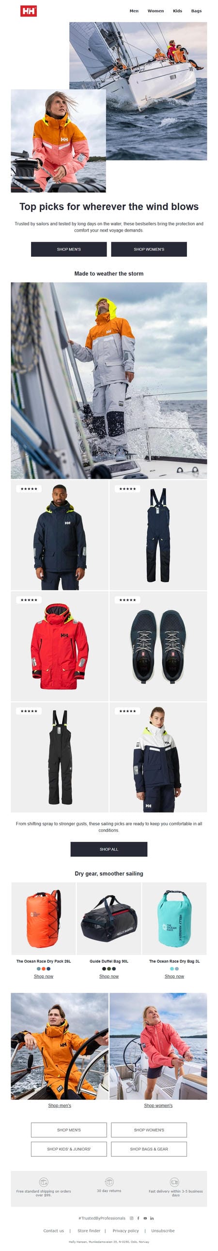 邮件模板创意 Helly Hansen 105