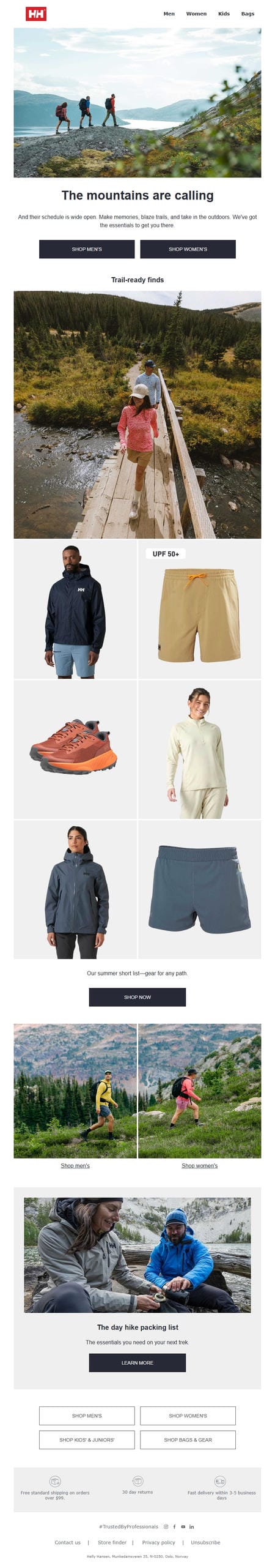 邮件模板创意 Helly Hansen 98