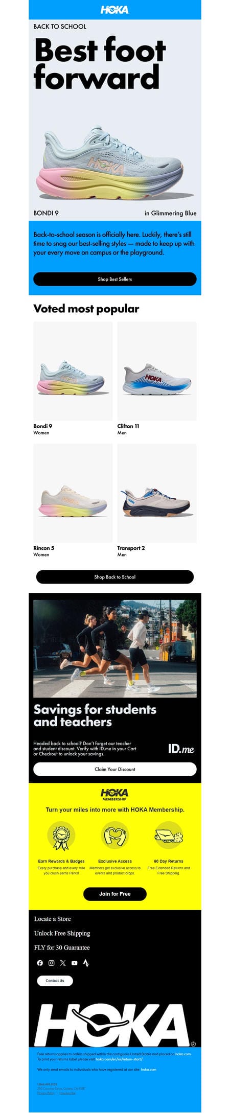 邮件模板创意 Hoka 248