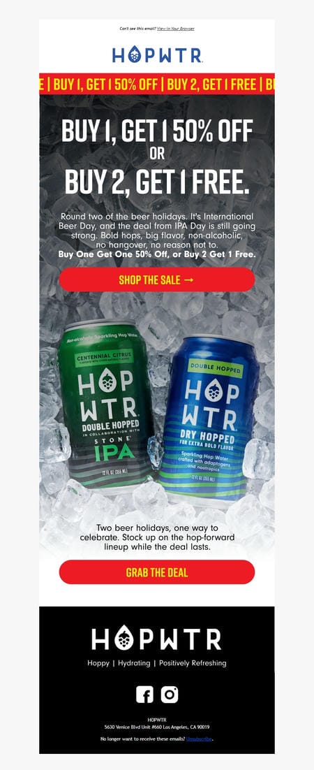 邮件模板创意 Hopwtr 203