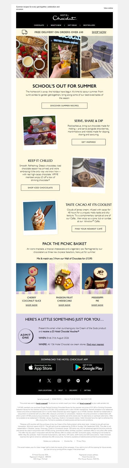 邮件模板创意 Hotel Chocolat 198