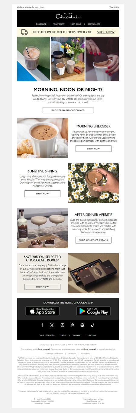 邮件模板创意 Hotel Chocolat 201