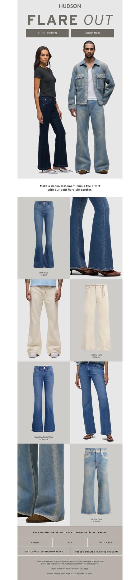 邮件模板创意 Hudson Jeans 61