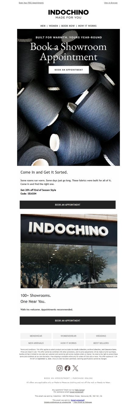 邮件模板创意 Indochino 408