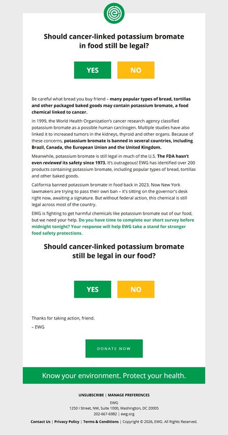 邮件模板创意 Input Needed Via Ewg