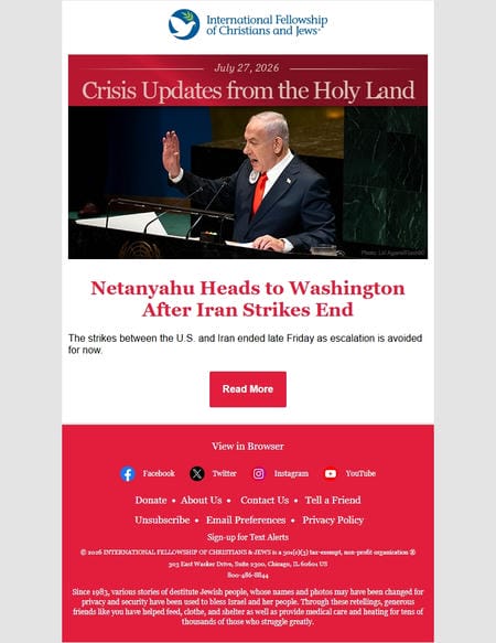 邮件模板创意 International Fellowship Of Christians And Jews 314