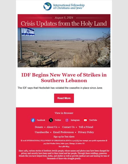 邮件模板创意 International Fellowship Of Christians And Jews 323