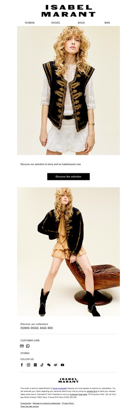 邮件模板创意 Isabel Marant 118