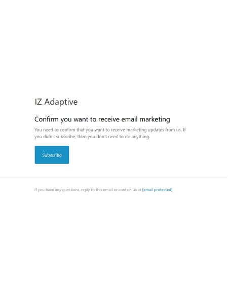 邮件模板创意 Iz Adaptive