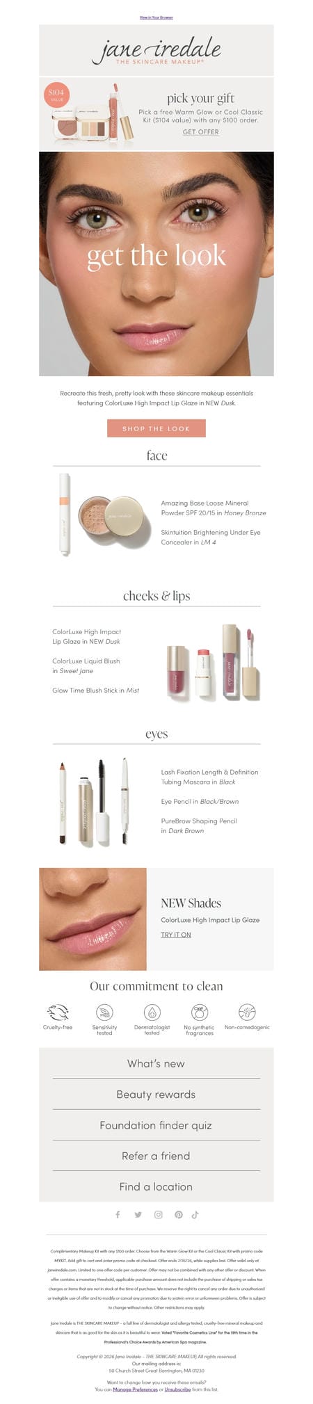 邮件模板创意 Jane Iredale 331