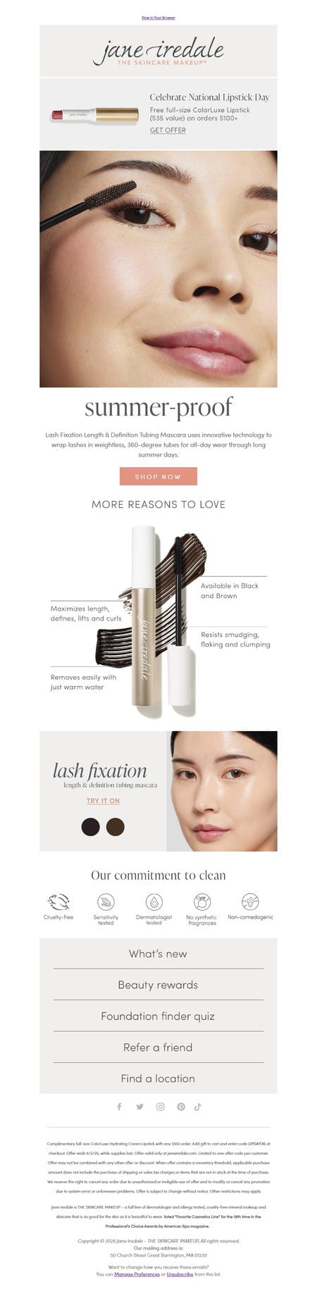 邮件模板创意 Jane Iredale 335