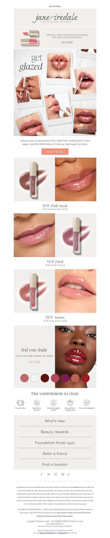邮件模板创意 Jane Iredale 342