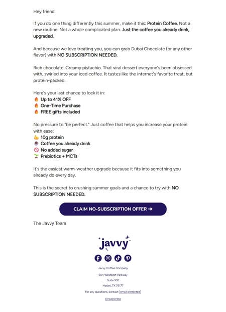 邮件模板创意 Javvy 70