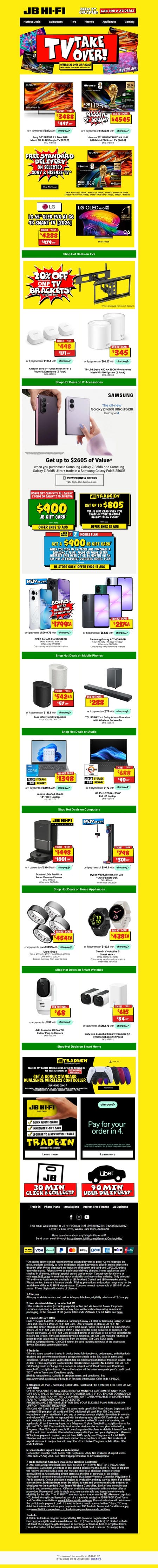 邮件模板创意 Jb Hi Fi 336