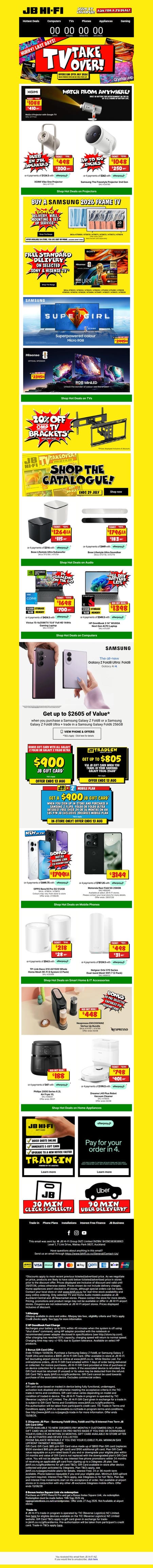 邮件模板创意 Jb Hi Fi 337
