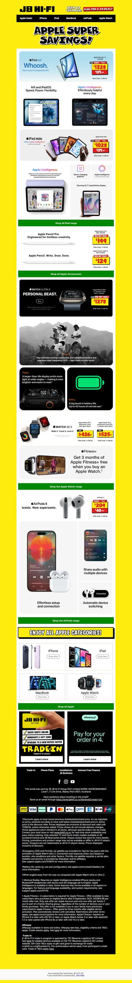 邮件模板创意 Jb Hi Fi 338