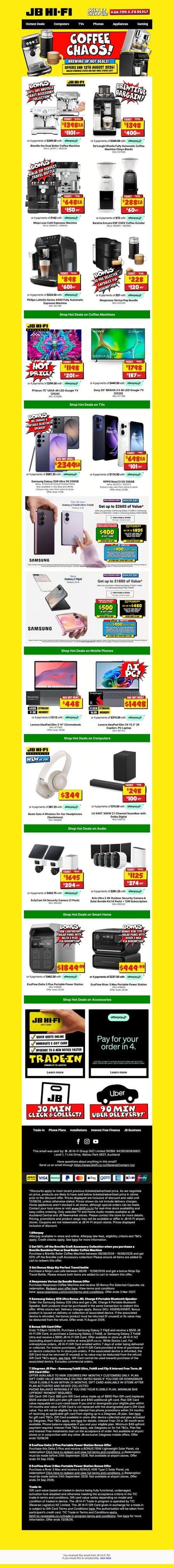 邮件模板创意 Jb Hi Fi 344