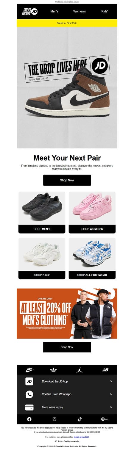 邮件模板创意 Jd Sports 426